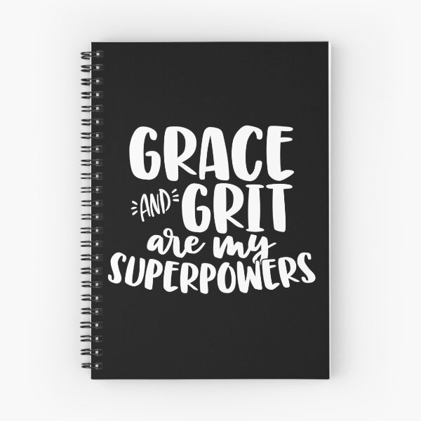 Item preview, Grace And Grit Are My Superpowers, Motivational Inspirational designed and sold by OnPurposeMarket.