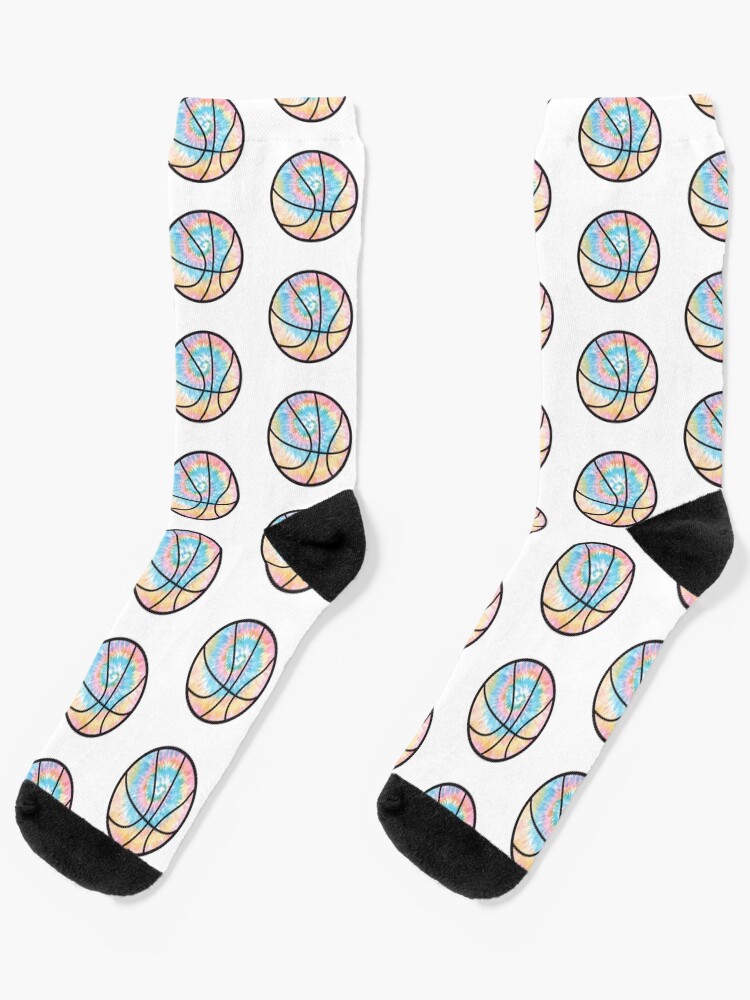 tie dye basketball socks