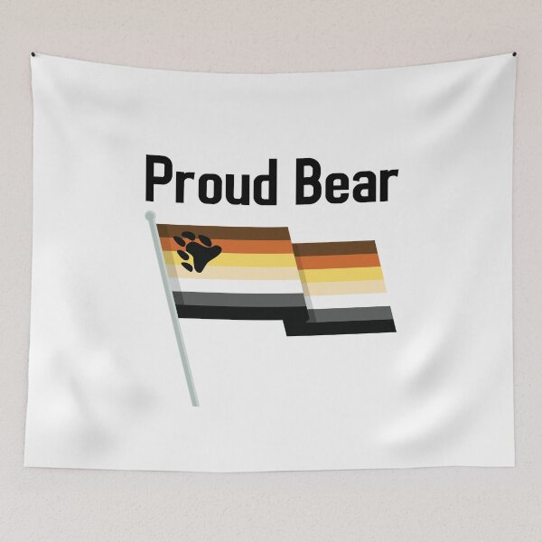 Item preview, Proud Bear Flag designed and sold by fabulouslygay.