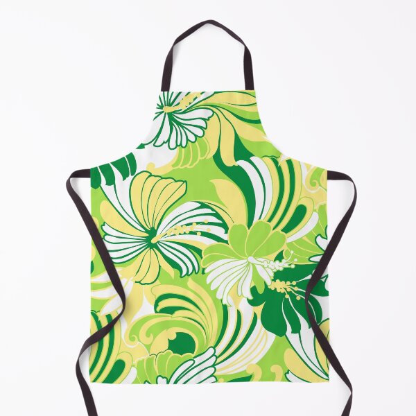 Item preview, Hibiscus Jungle Hawaiian Tropical Floral - Leaf green, Lemon and Lime designed and sold by DriveIndustries.