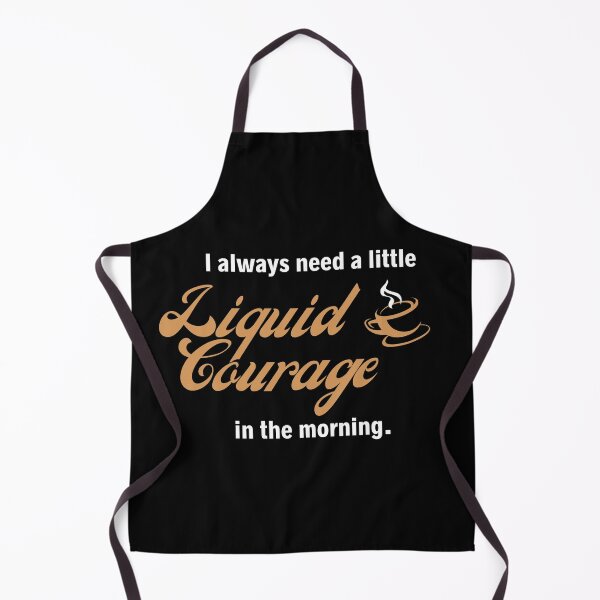 Item preview, I always need a little Liquid Courage Coffee Retro White and Light Brown designed and sold by charqui.