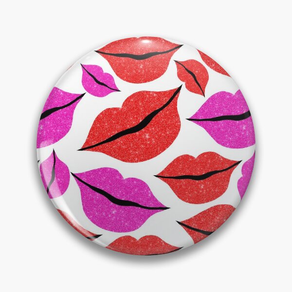 Item preview, Pink and Red Lips Pattern  designed and sold by Julie Erin Designs.