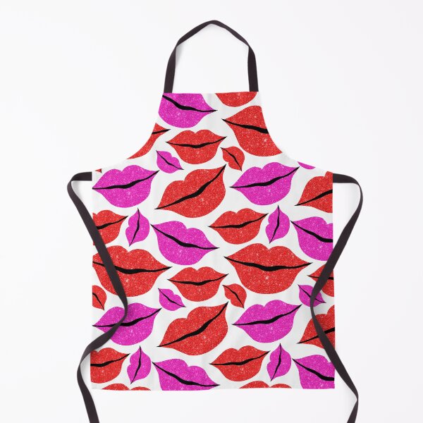 Item preview, Pink and Red Lips Pattern designed and sold by Julie Erin Designs.