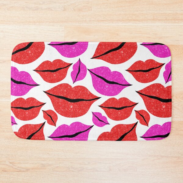 Item preview, Pink and Red Lips Pattern  designed and sold by Julie Erin Designs.