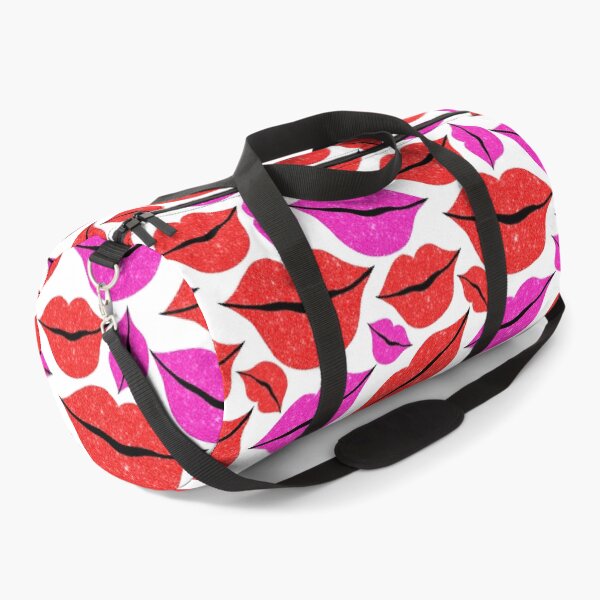 Item preview, Pink and Red Lips Pattern designed and sold by Julie Erin Designs.