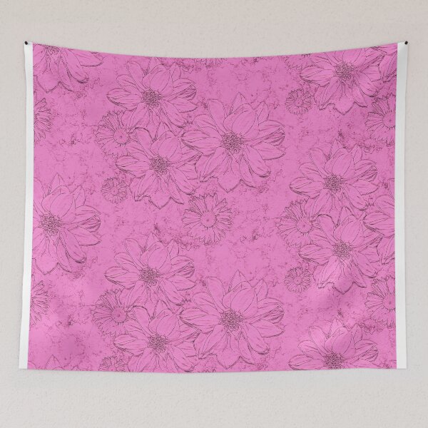 Item preview, Embossed Flowers Soft Pink designed and sold by PoppyPod.