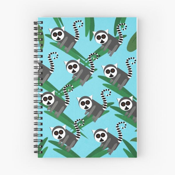Item preview, Lemur Pattern Blue designed and sold by bunhuggerdesign.