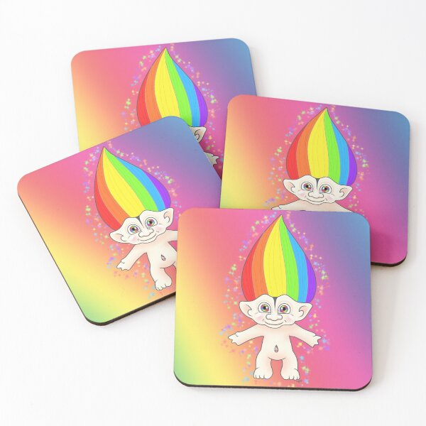 Item preview, Gay Pride Troll ✨ Rainbow designed and sold by CaseyLeeArt.