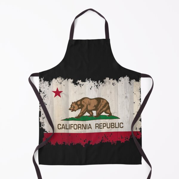 Item preview, California Republic state flag - distressed edges on spruce planks designed and sold by Bruiserstang.