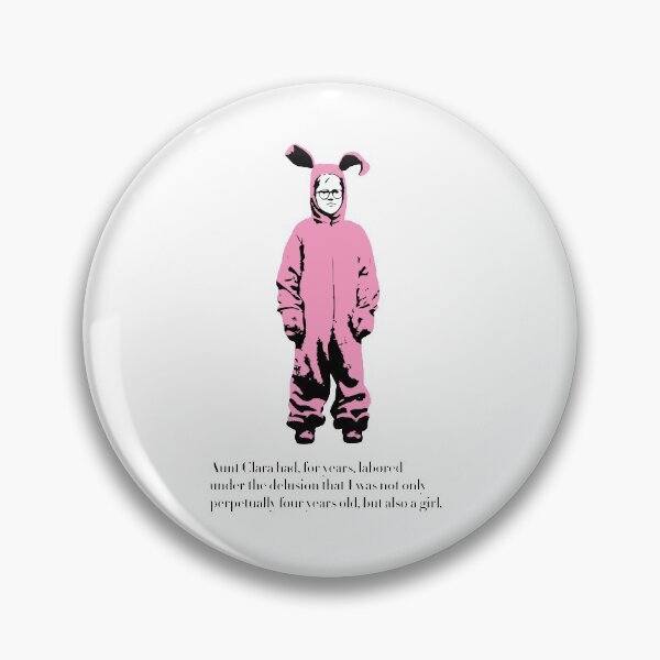 Artikelvorschau, Eine Weihnachtsgeschichte - Pink Nightmare Ralphie Bunny Suit entworfen und verkauft von pixelparagon13.