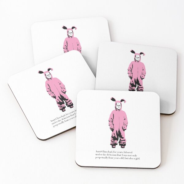 Artikelvorschau, Eine Weihnachtsgeschichte - Pink Nightmare Ralphie Bunny Suit entworfen und verkauft von pixelparagon13.