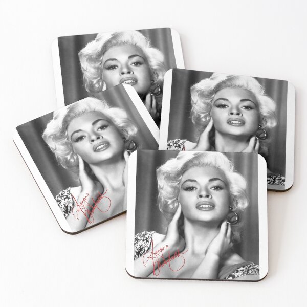 Item preview, Jayne Mansfield Blonde Bombshell pinup 1950s old Hollywood  glamour vintage beauty  fan art shirts mask merch designed and sold by charmingthreads.