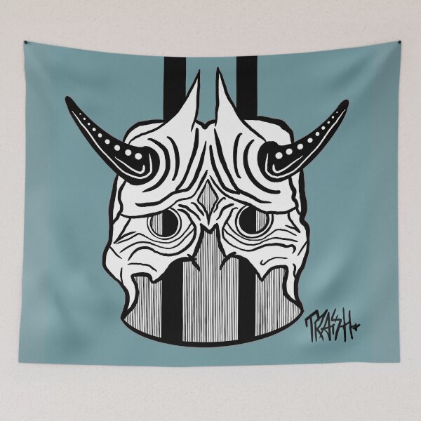 Item preview, Oni mask designed and sold by TrashTats.