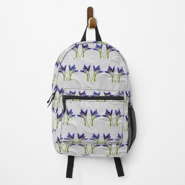 Item preview, Purple hyacinth painted purple florals designed and sold by patternsplus.