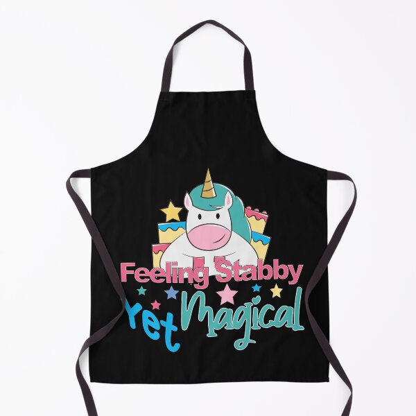 Item preview, Feeling magical but also Stabby - Unicorn designed and sold by PupnkittyMania ⭐⭐⭐⭐⭐.
