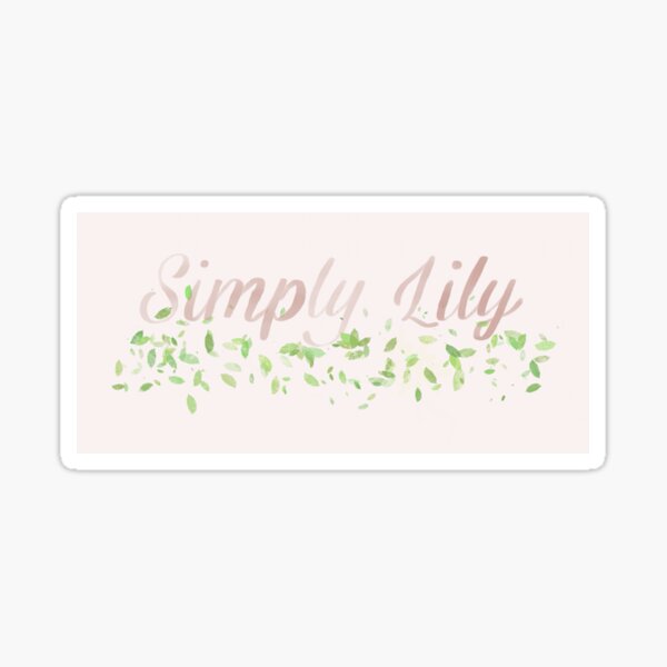 Item preview, Simply Lily Shop Sticker (Small) designed and sold by simply-lily.