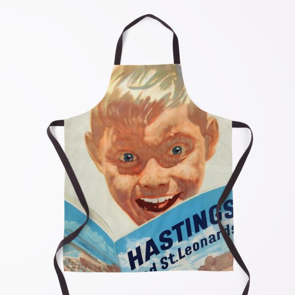 Item preview, retro classic Hastings and St Leonards poster designed and sold by CorasPosters.