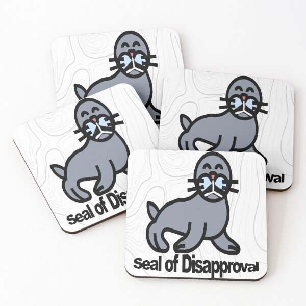 Item preview, Save The Artic - Seal of Disapproval Funny designed and sold by PupnkittyMania ⭐⭐⭐⭐⭐.