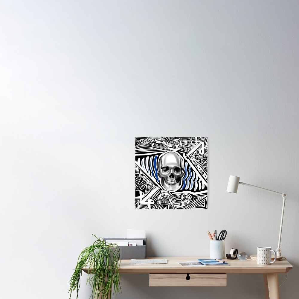 Scull Art Poster for Sale by Anna Se | Redbubble