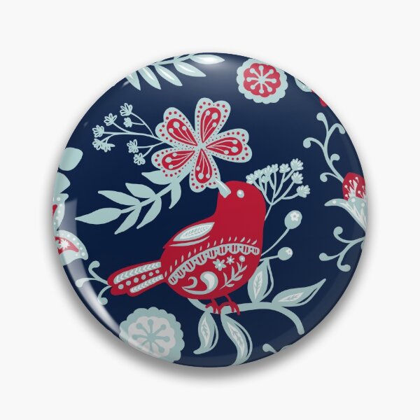 Item preview, Birds Garden - Blue designed and sold by Beatitudes Design.