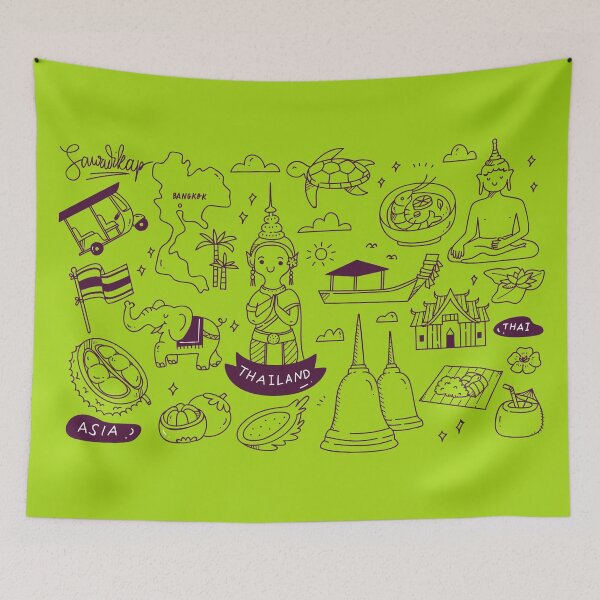 Item preview, Thailand Doodle designed and sold by SiddharthaMoon.