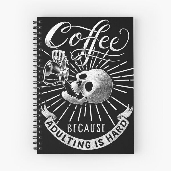 Item preview, Coffee Because Adulting is Hard designed and sold by Leslie Evans.