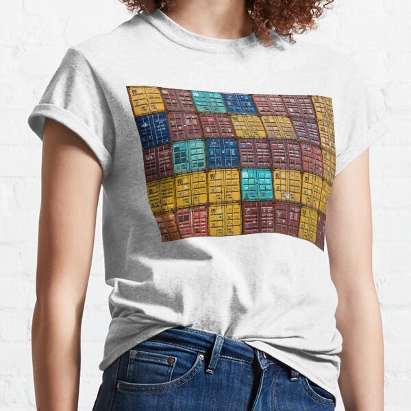 Stacked Shipping Containers Classic T-Shirt