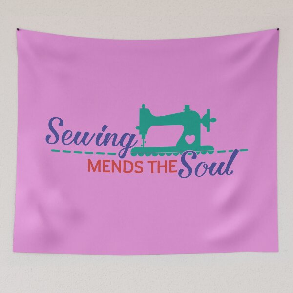 Item preview, Sewing Mends The Soul designed and sold by dhajr.