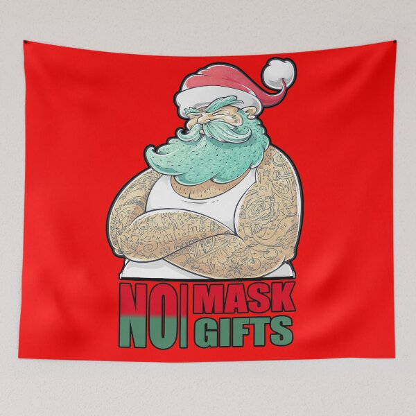 Item preview, Mask santa Christmas designed and sold by BrokeHustler.