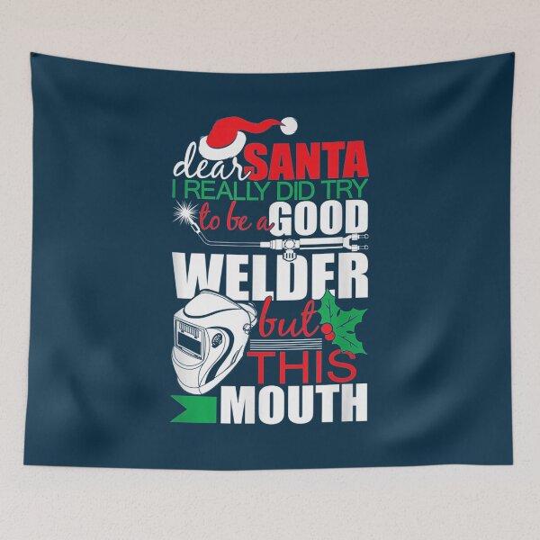 Item preview, Welding Christmas Santa I Tried designed and sold by GeniusDesignArt.