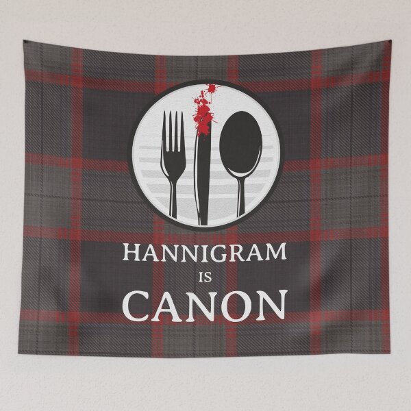 Item preview, Hannigram is Canon Hannibal's Gray Suit with Catering Label designed and sold by orionlodubyal.