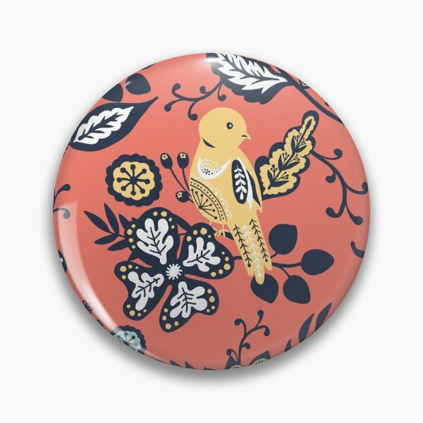 Item preview, Birds Garden - Coral designed and sold by Beatitudes Design.