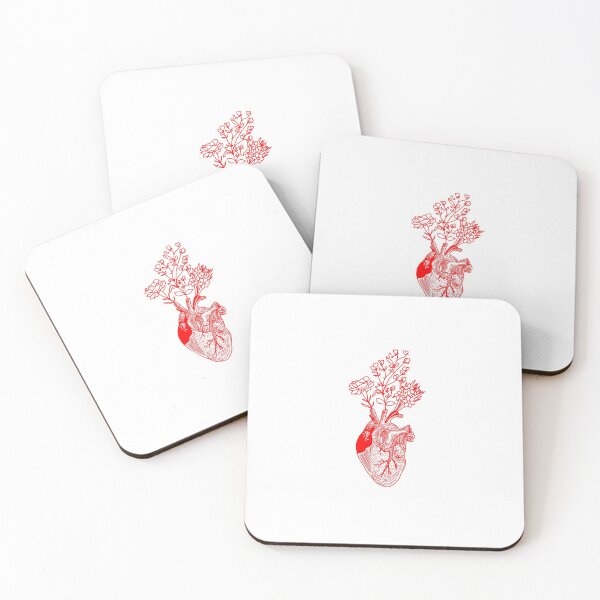 Item preview, anatomically correct floral heart designed and sold by hraeofsunshine.