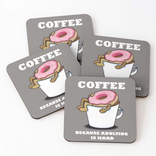 Item preview, Coffee because adulting is hard designed and sold by Arinom.