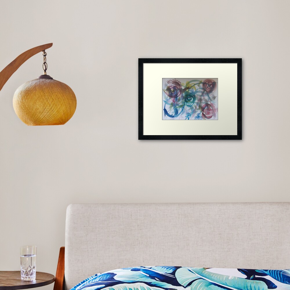 Item preview, Framed Art Print designed and sold by rb-angiempaints.