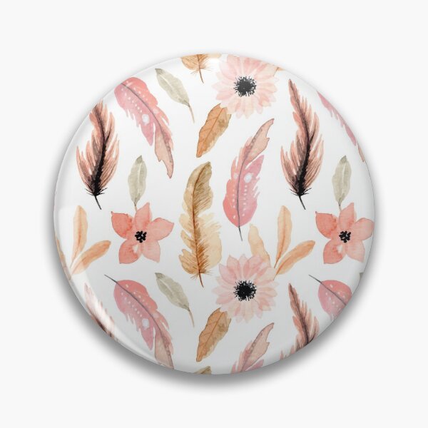 Item preview, Pink Feathered Flowers designed and sold by Color Me F*@k!ng Happy.
