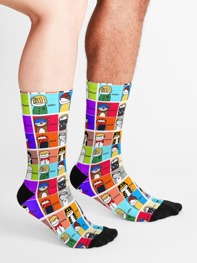 "Dream Smp" Socks by alyssa1207 Redbubble