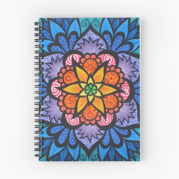 Aperçu de l'œuvre Fleur arc-en-ciel # 5 créée et vendue par Jami Moore.