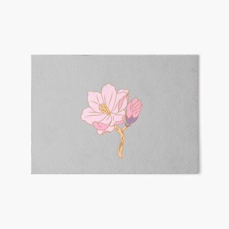Pastel flower Art Board Print
