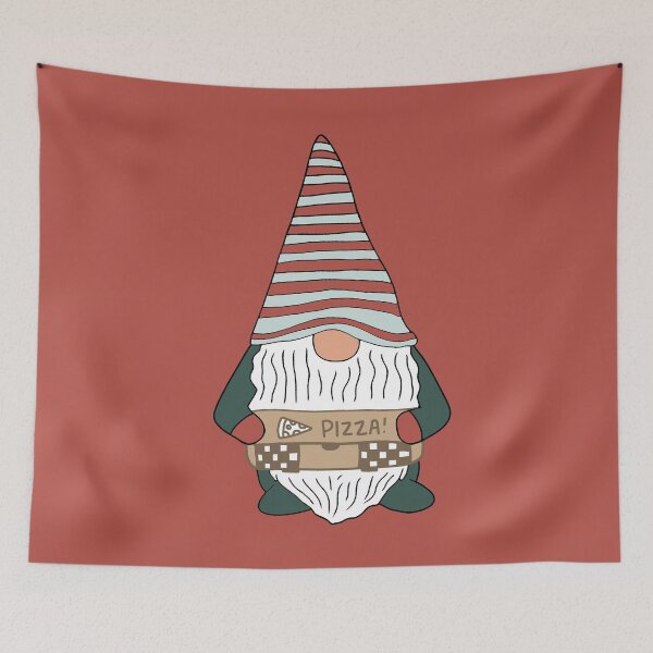 Item preview, Pizza Delivery Gnome For Christmas designed and sold by aaalou.