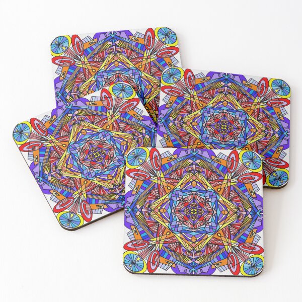 Item preview, Mandala trippy geometric designed and sold by BirdsongAndBear.