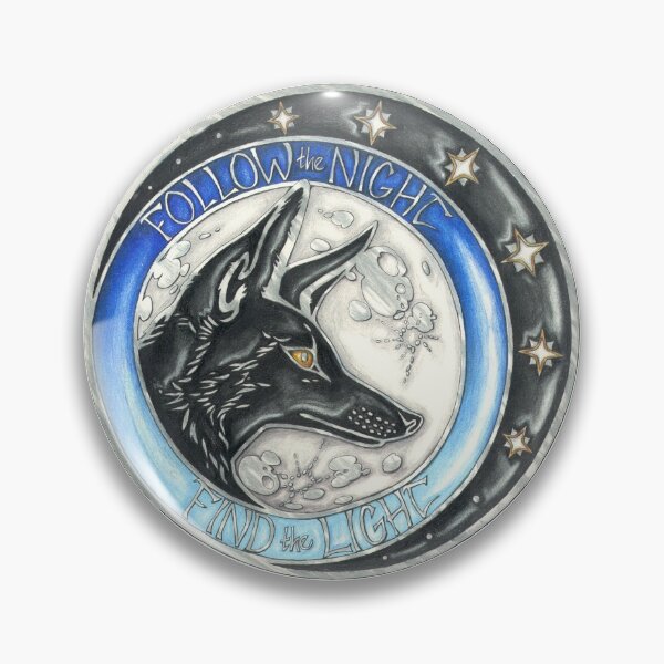 Item preview, Night Jackal medallion designed and sold by Arteopteryx.
