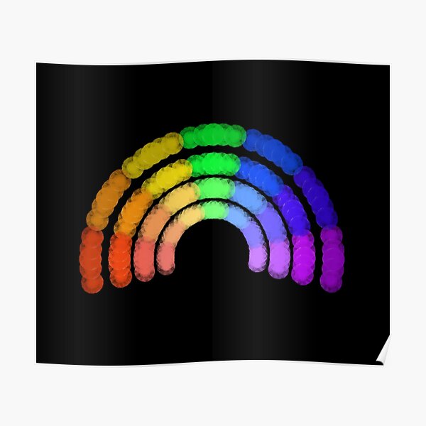 Posters Colorido Del Arco Iris Redbubble