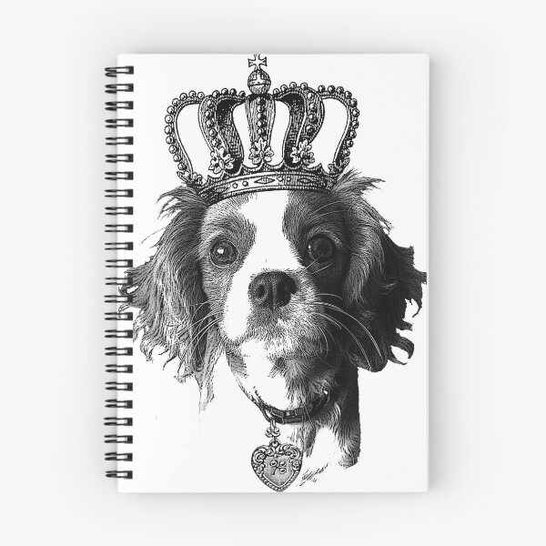 Item preview, Cavalier King Charles Spaniel, Wearing Crown and Heart Locket designed and sold by queen-consort.