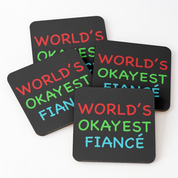 Item preview, Worlds Okayest Fiancé  designed and sold by popculturechick.