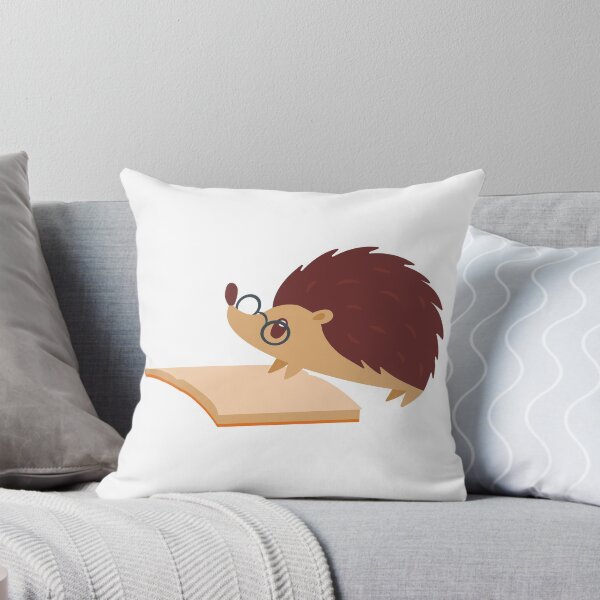 Item preview, Smart Nerdy Porcupine Reading Books designed and sold by Cute and Funny Animal Art Designs.