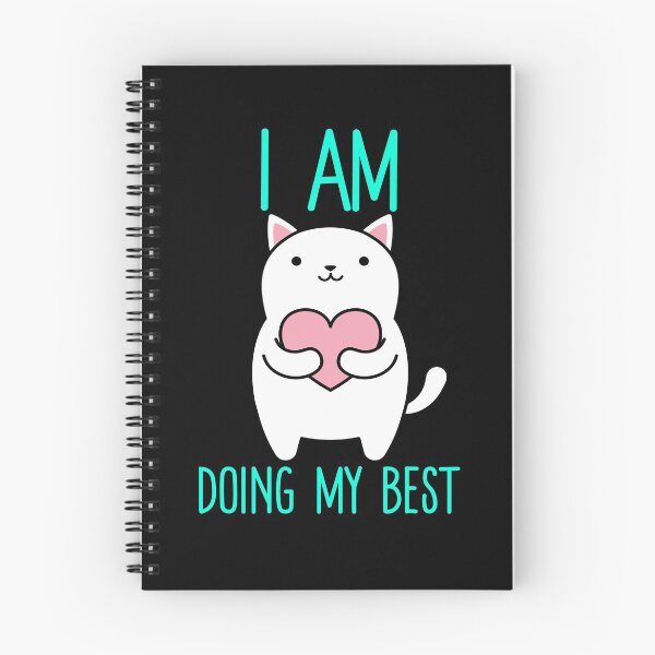 Artikelvorschau, Ich tue mein Bestes Kawaii Katze mit Herz der Liebe entworfen und verkauft von GOdesign26.
