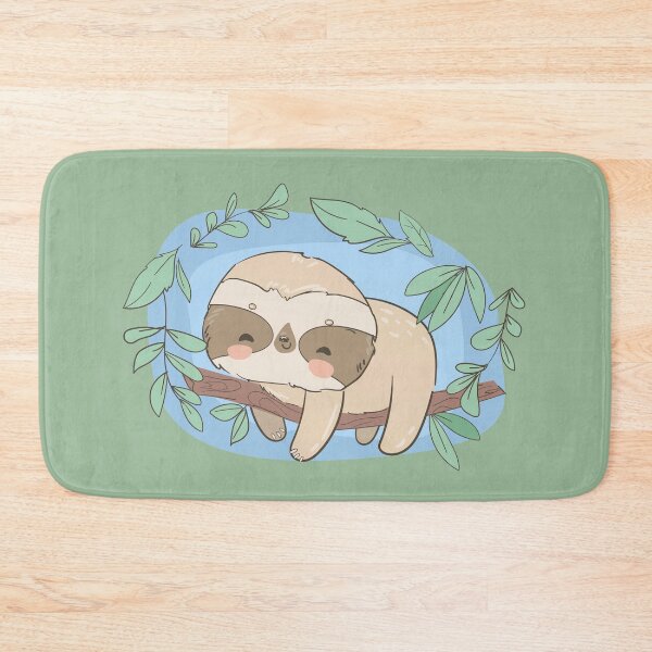Item preview, Cute sloth with wood art designed and sold by della95.