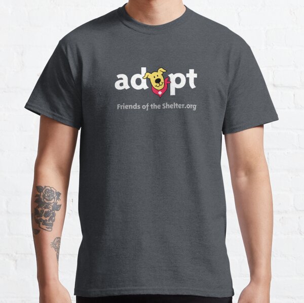 adopt (light text on dark items) Classic T-Shirt