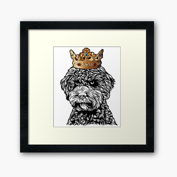 Artikel-Vorschau von Lagotto Romagnolo Dog Wearing Crown, designt und verkauft von Miller Sye.